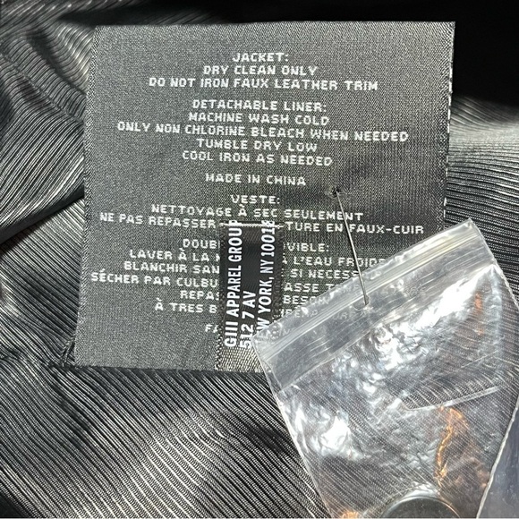 Andrew Marc New York Jacket Mens Large Black Chore Barn Quilted Lined - Picture 13 of 13